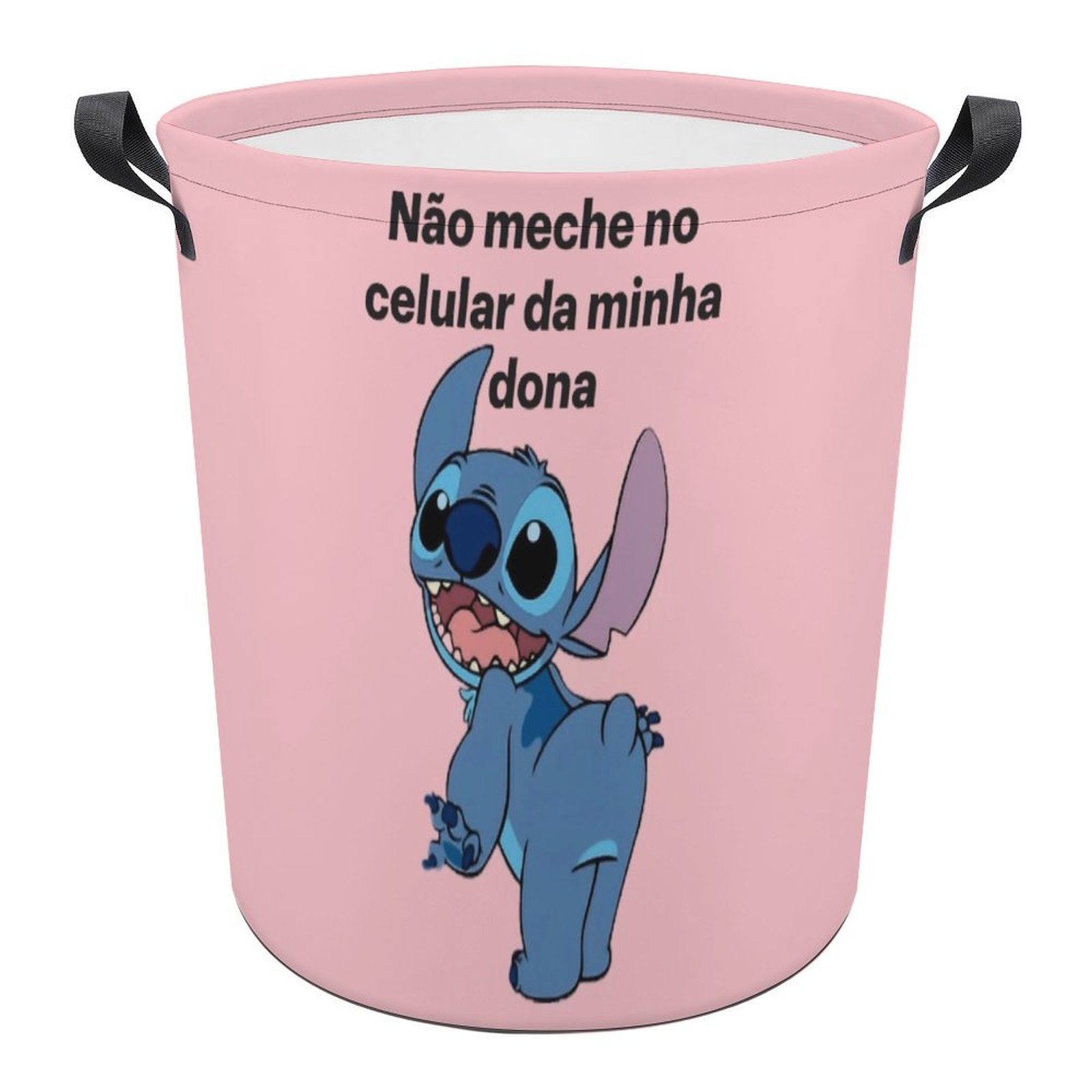 Stitch Laundry Basket Canvas Fabric Collapsible Organizer Basket for