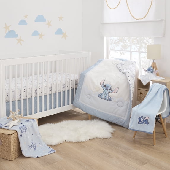 Stitch Little Dreamer 3pc Crib Set, Infant Unisex, Blue