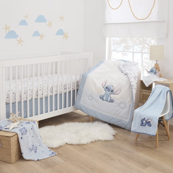 Stitch Little Dreamer 3pc Crib Set, Infant Unisex, Blue