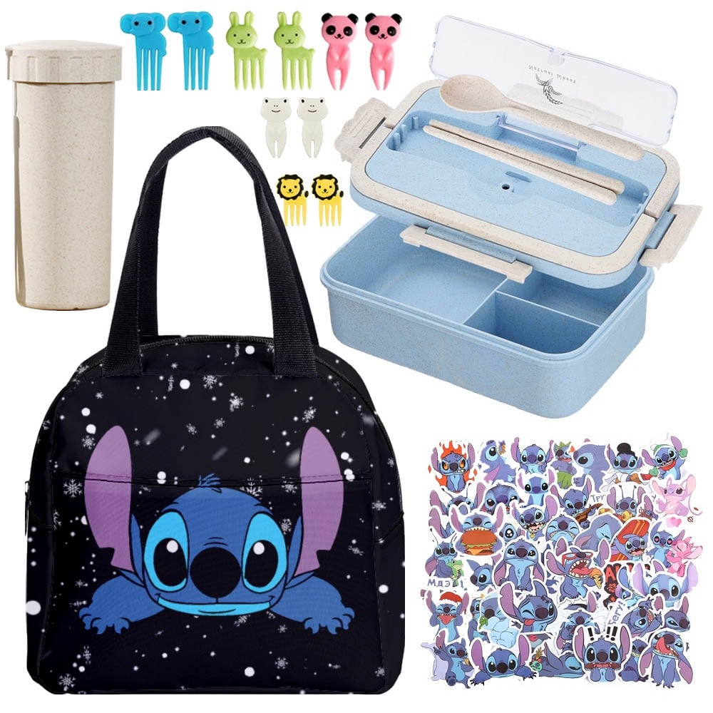 Stitch Lunch Box School Lunch Box Lunch Bag Tote for Childrens 