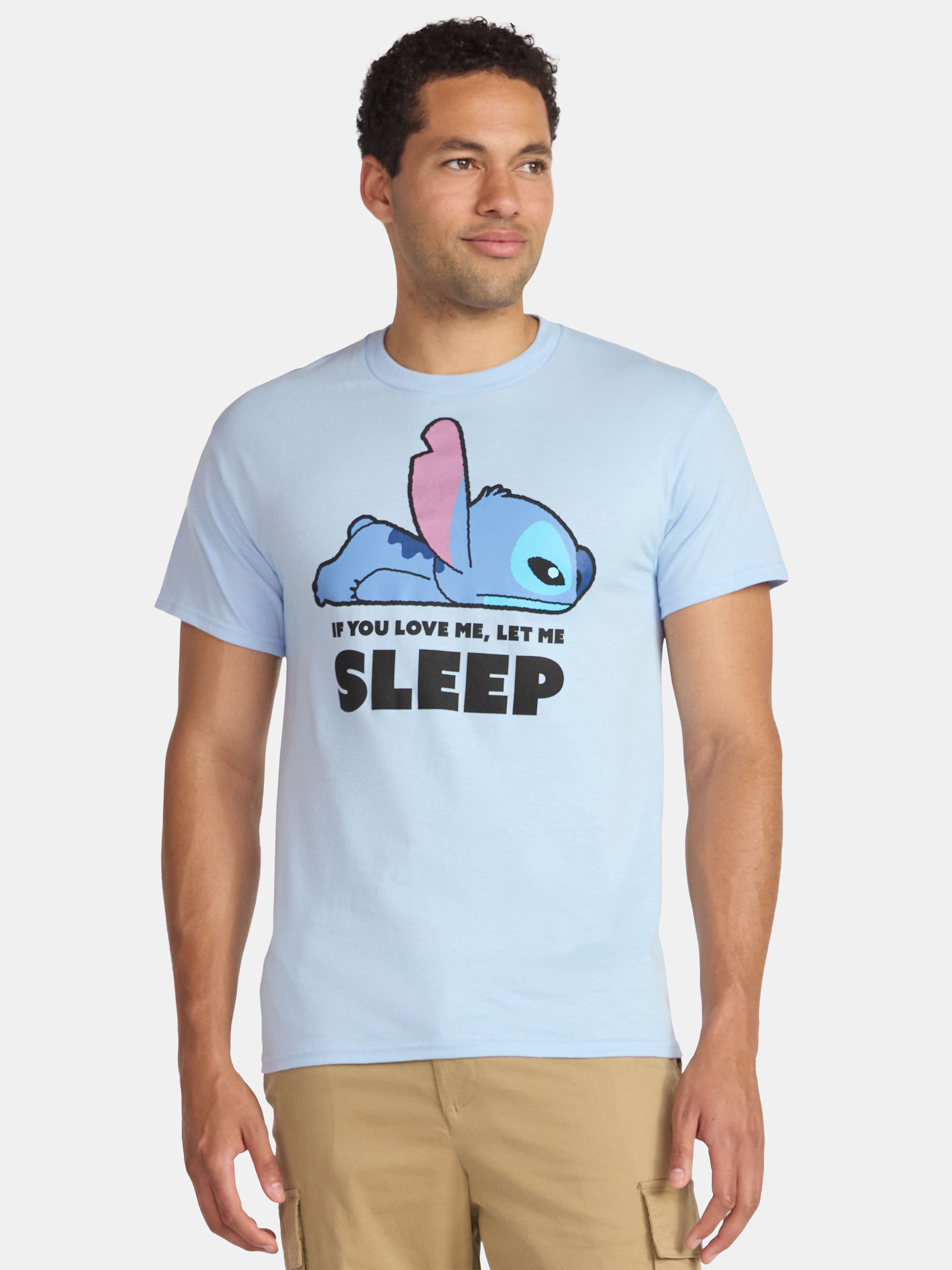 Stitch Men's and Big Men's Graphic Tee with Short Sleeves, Sizes S-3XL