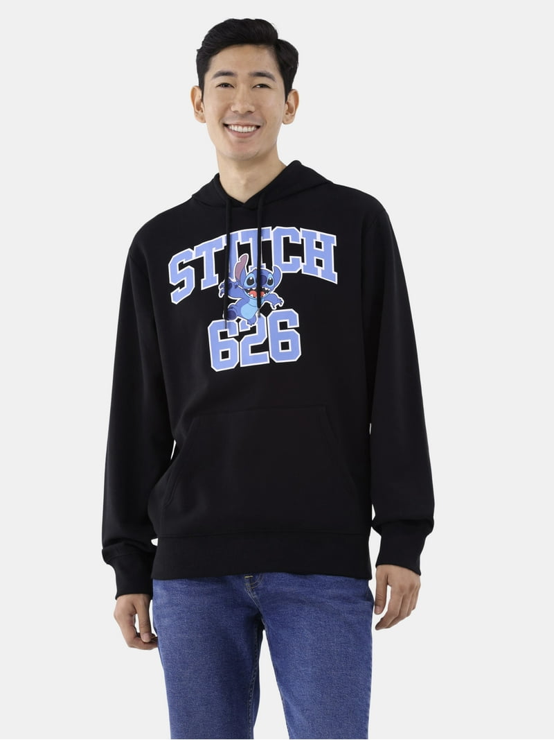 Disney men's Stitch Graphic Print Hoodie - XS-3XL - Stylish