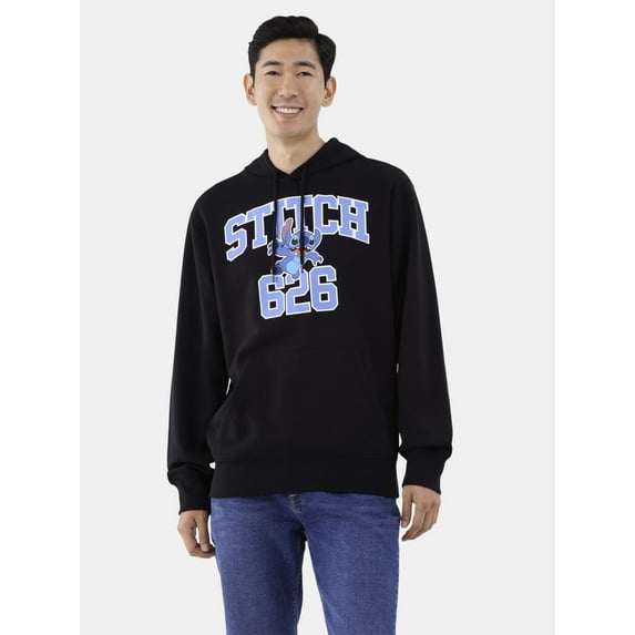 Stitch Men's and Men's Big & Tall Graphic Print Hoodie with Long Sleeves, Sizes XS-3XL