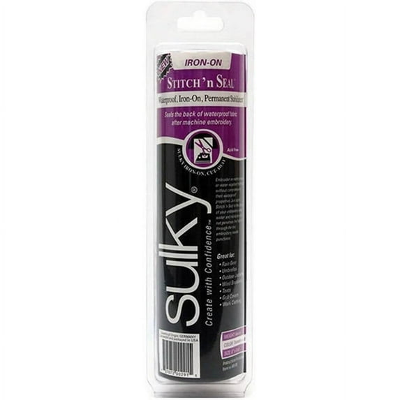 Stitch 'N Seal Waterproof Iron-On Permanent Stabilizer, 8" X 1Yd
