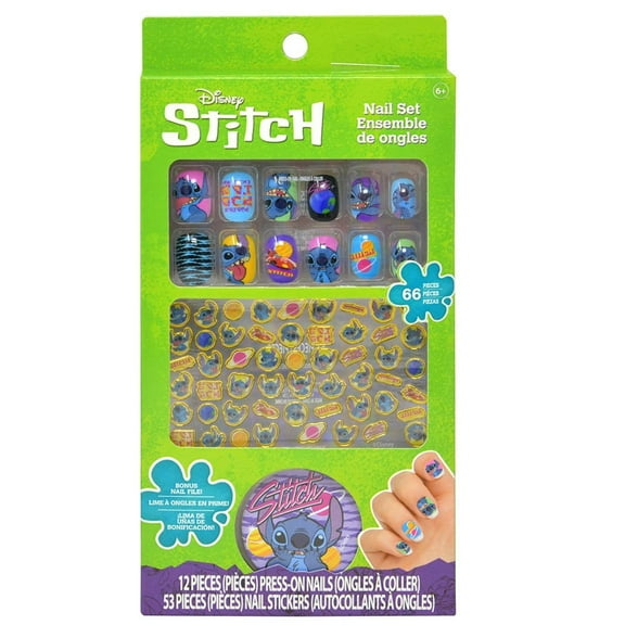Stitch Nail Art Set in Box- NAIL STICKERS