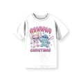 thumbnail image 1 of Stitch Ohana Christmas Girls Graphic Crewneck Short Sleeve T-Shirt, Sizes 4-16, 1 of 4