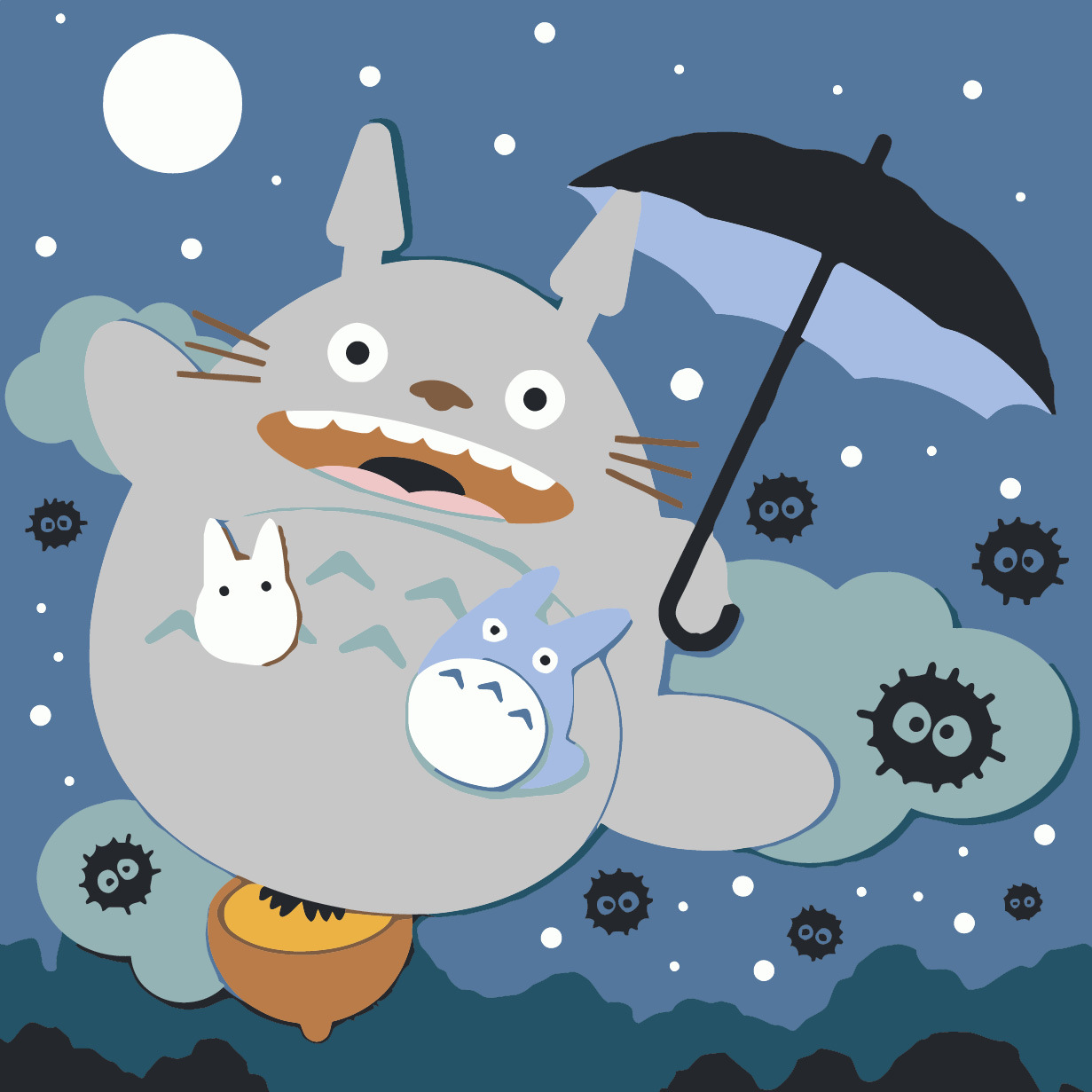 Stitch Oil Painting DIY Painting Children and Adults Use The Living