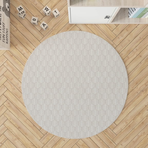 Stitch Patch Taupe Kids Play Mat