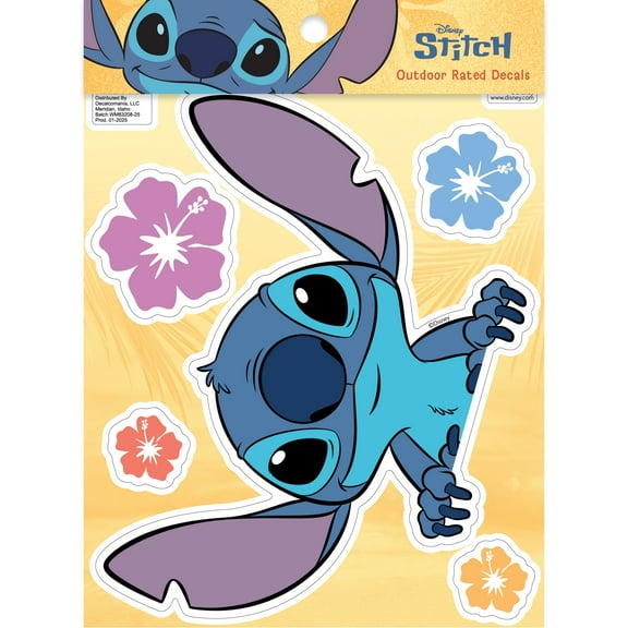 Disney Stitch Peeking Vinyl Car Decal
