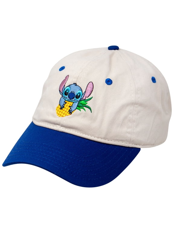 Stitch Pineapple Two Tone Washed Dad Cap
