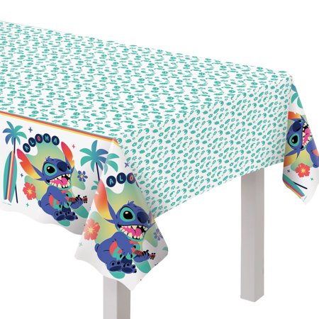 Stitch Plastic Table Cover (1pc) Amscan