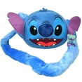 thumbnail image 1 of Stitch Plush Head Cross Body Bag with Furry Handle, 1 of 1