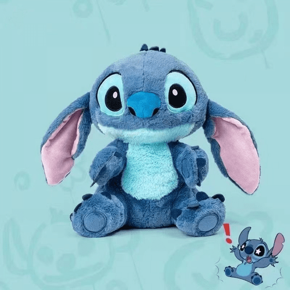 Stitch Plush Toy, Cute Sleeping Plush Toy Stuffed Animal Doll Pillow Boy Girl Birthday Gift 13.78IN