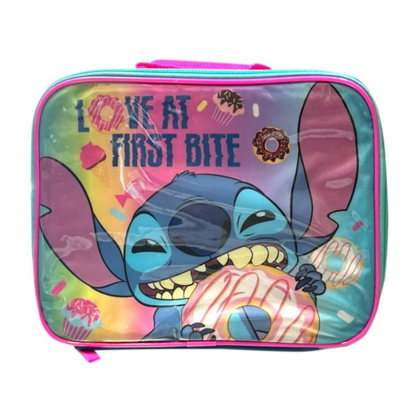 Stitch Rectangle Lunch bag- LOVE AT FIRST BITE