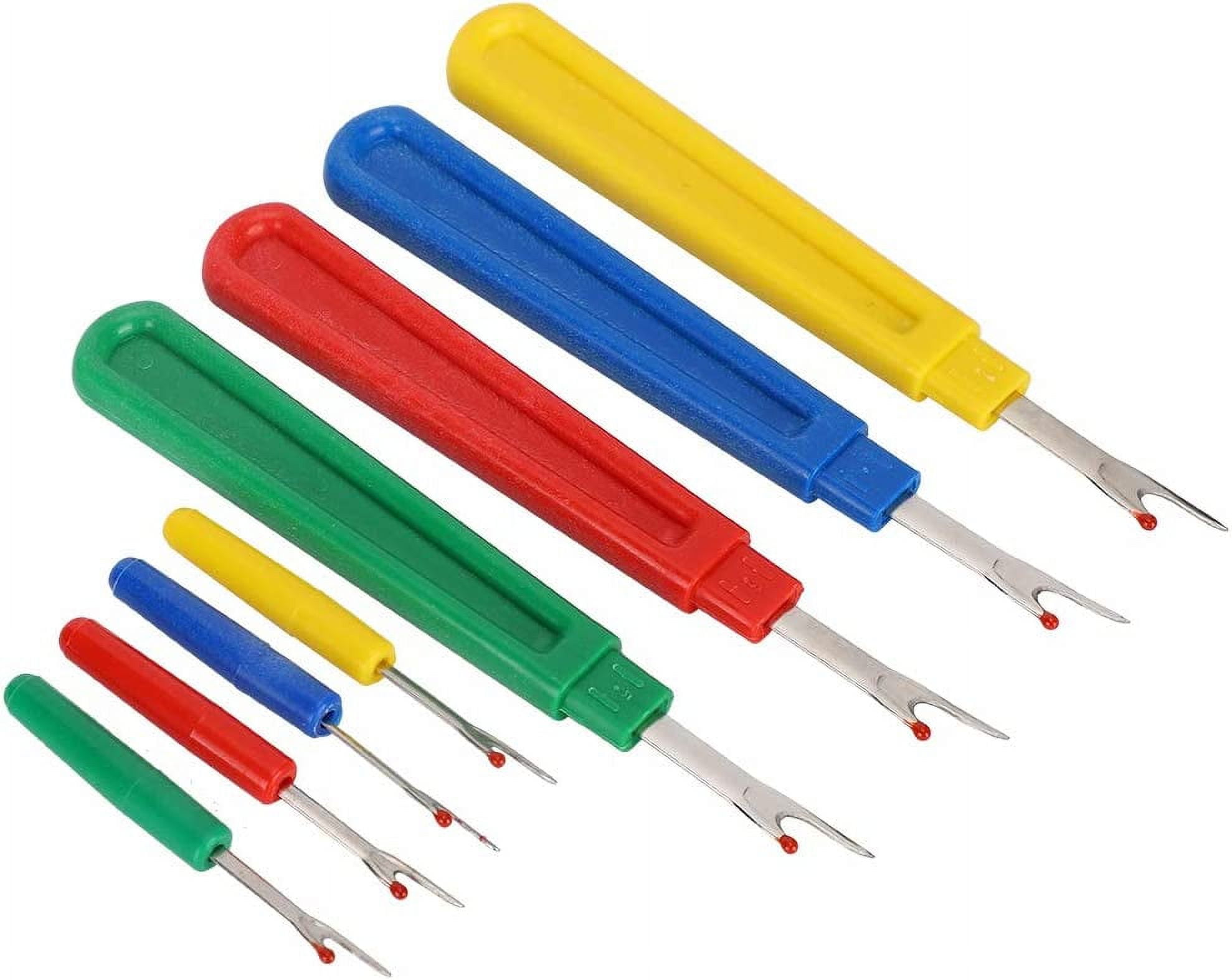 Sewing Seam Ripper Tool 7PCS, 2 Big and 3 Small Handy Stitch Ripper Sewing  Tools with 2 Scissors for Sewing Crafting Thread Removin 