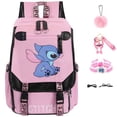 thumbnail image 1 of Cartoon Animation Casual Backpack, Cute Student School Bag, Free Charm, Hand Strap, Badge. Great Texture, Student Back to School, Gift. ﻿, 1 of 7