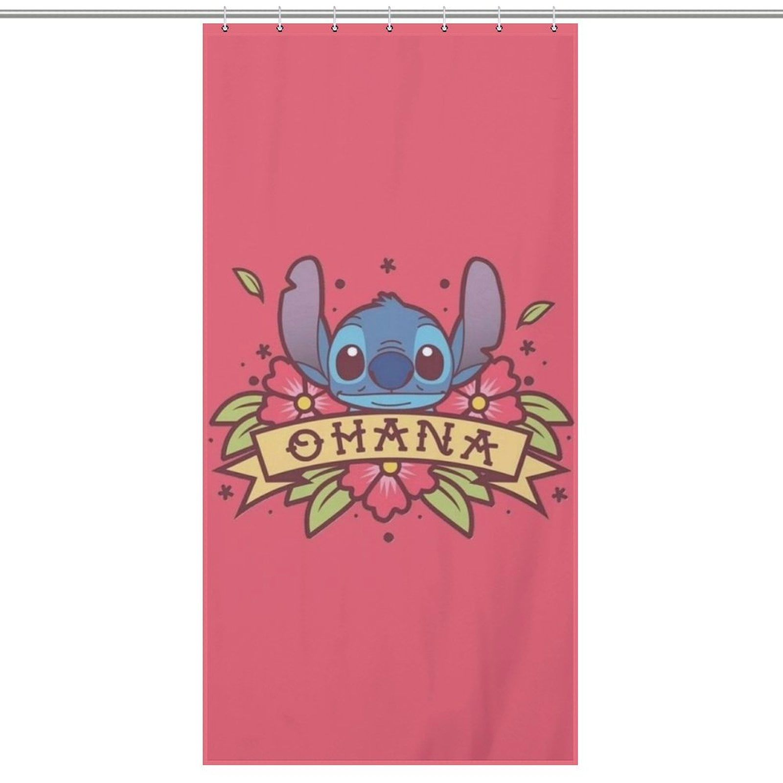 Stitch Shower Curtain Cartoon Anime for Boys Grils Gift 36x72Inch ...