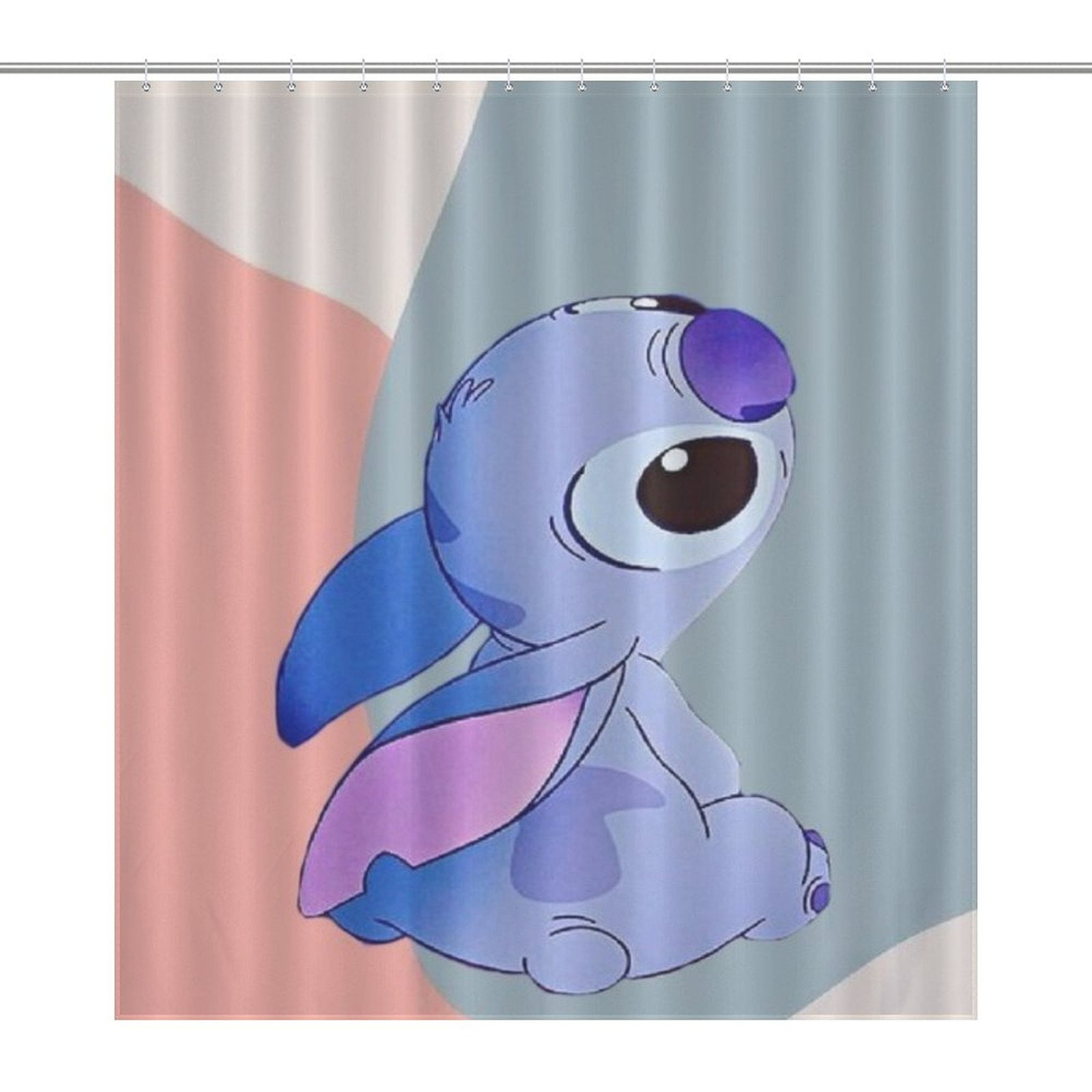 Stitch Shower Curtain Cartoon Anime for Boys Grils Gift 66x72Inch ...