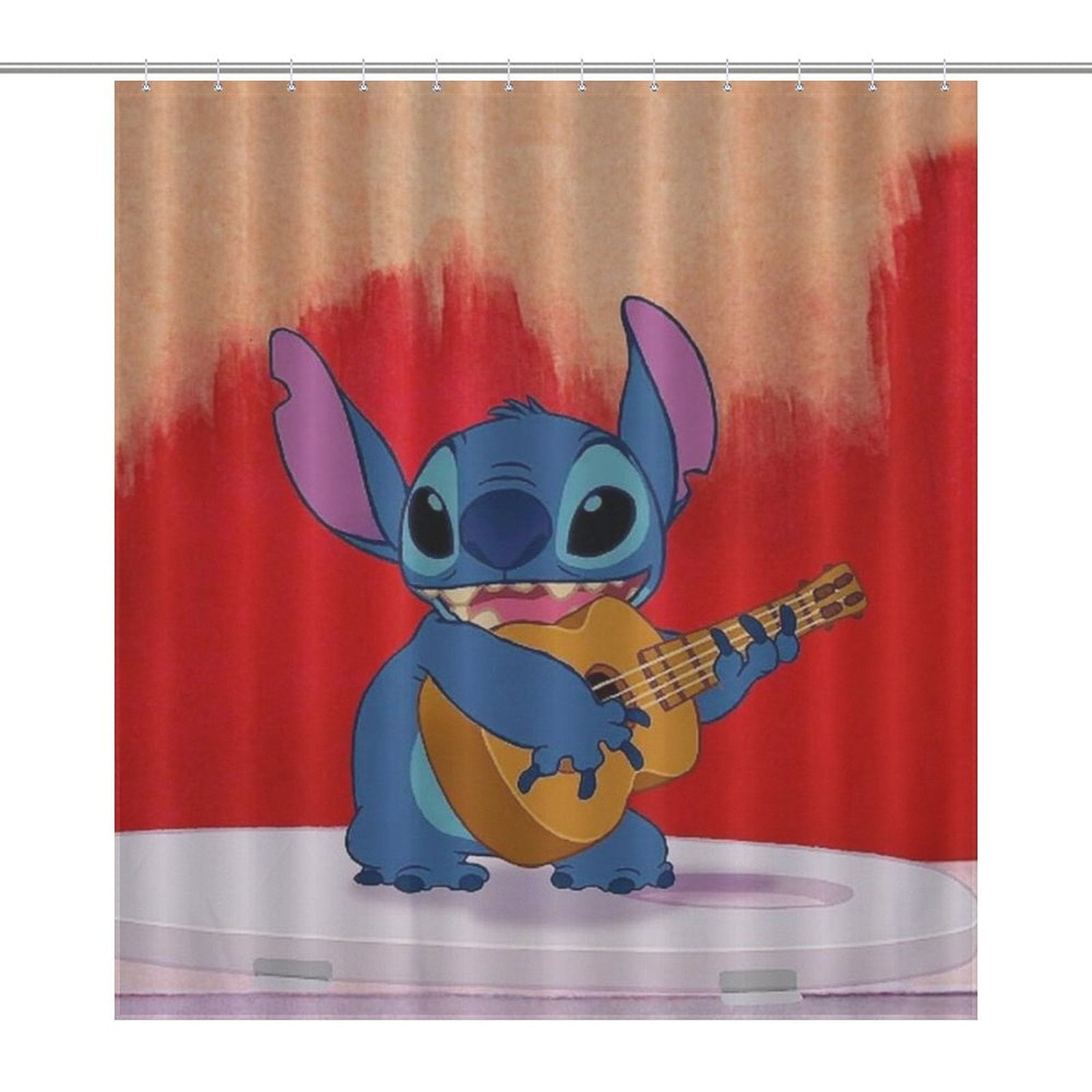 Stitch Shower Curtain Cartoon Anime for Boys Grils Gift 66x72Inch ...