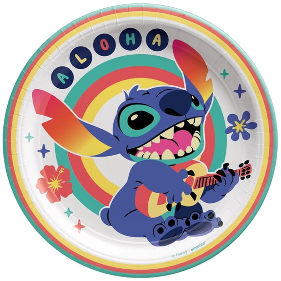Stitch Small Paper Plates (8ct)