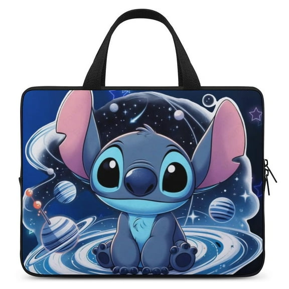 Stitch in Space Laptop sleeve with Handle, Laptop Case, laptop bag, Durable Shockproof Protective Computer Cover Carrying Bag Briefcase Carrying for 15" 17"