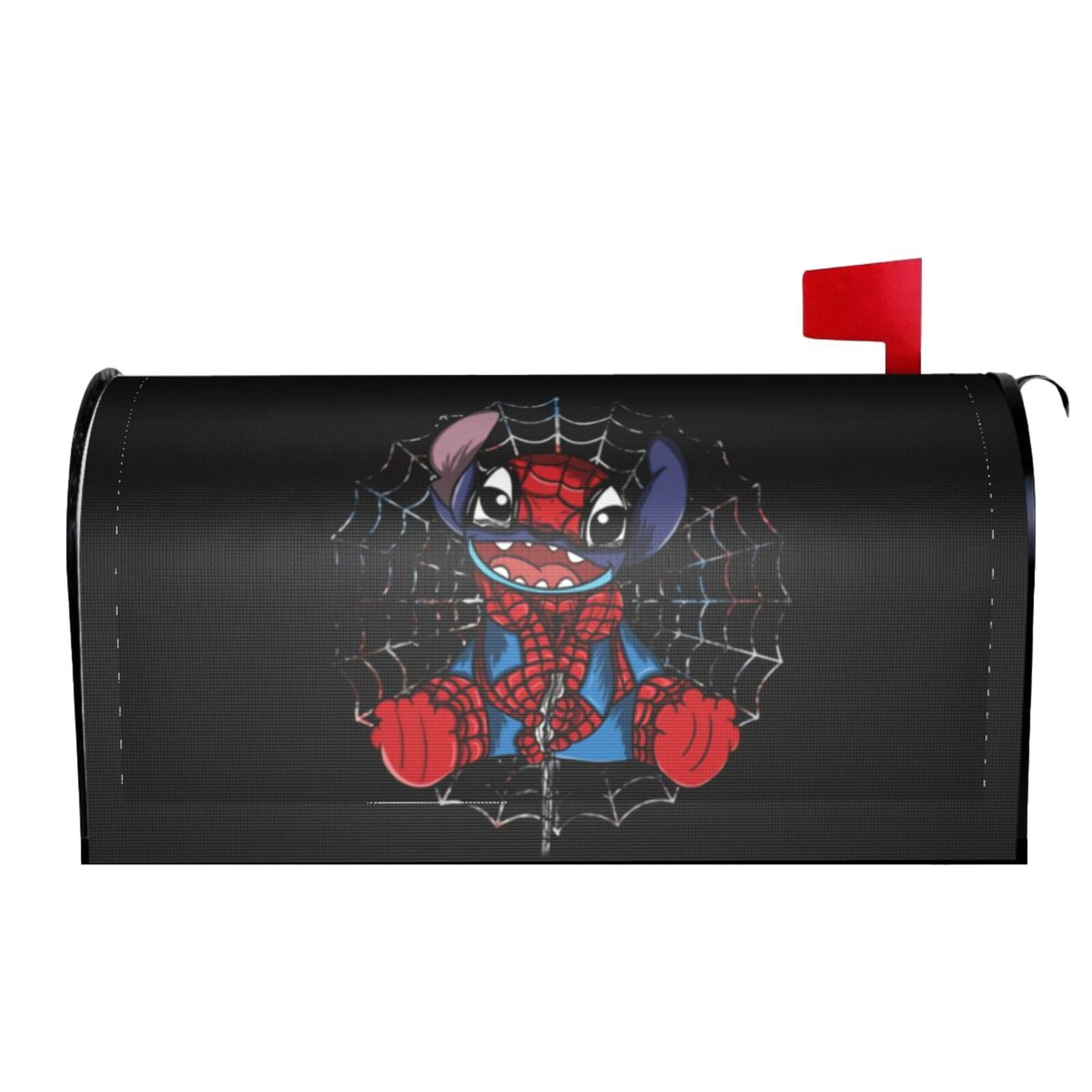 Stitch Spiderman Cartoon Character Mailbox Cover Magnetic Standard Size ...