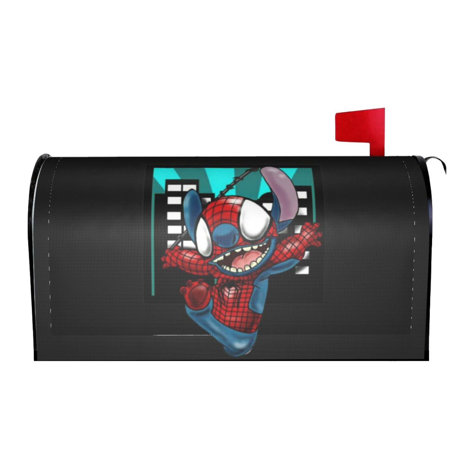Stitch Spiderman1 Cartoon Character Mailbox Cover Magnetic Standard ...