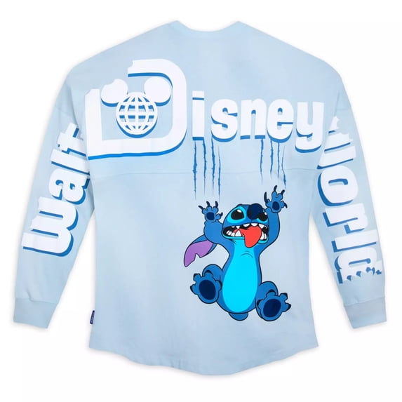Disney Crew Neck Long Sleeve Stitch, T-Shirt (Unisex)