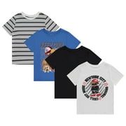Stitch & Stone Boys 4pk SS graphic tees