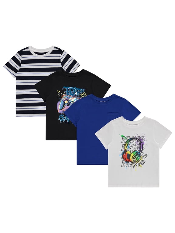 Boys 4pk SS graphic tees