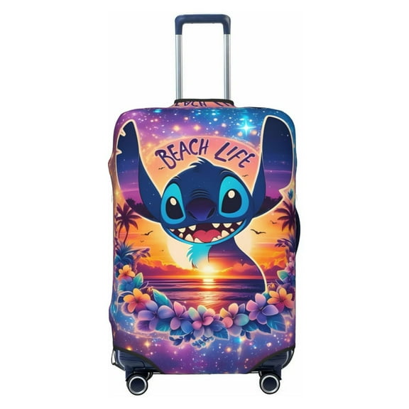 Stitch Suitcase Cover Luggage Covers Protector Carry On Cover Luggage Wraps For Suitcase Carry On Protector, Cartoon Luggage Sleeve Travel Suit Case Dust Cover For Suitcase Small