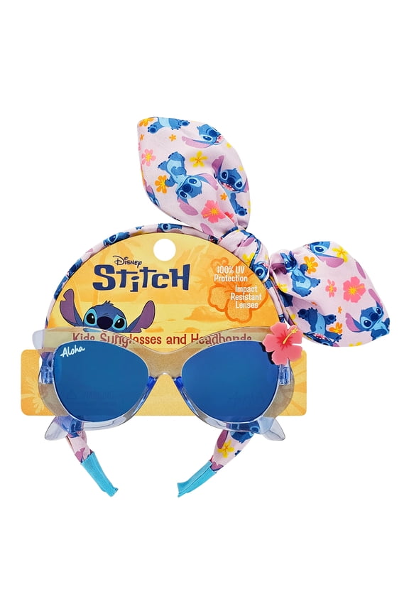 Stitch Sunglass & Headband Set with UV 400 Protection