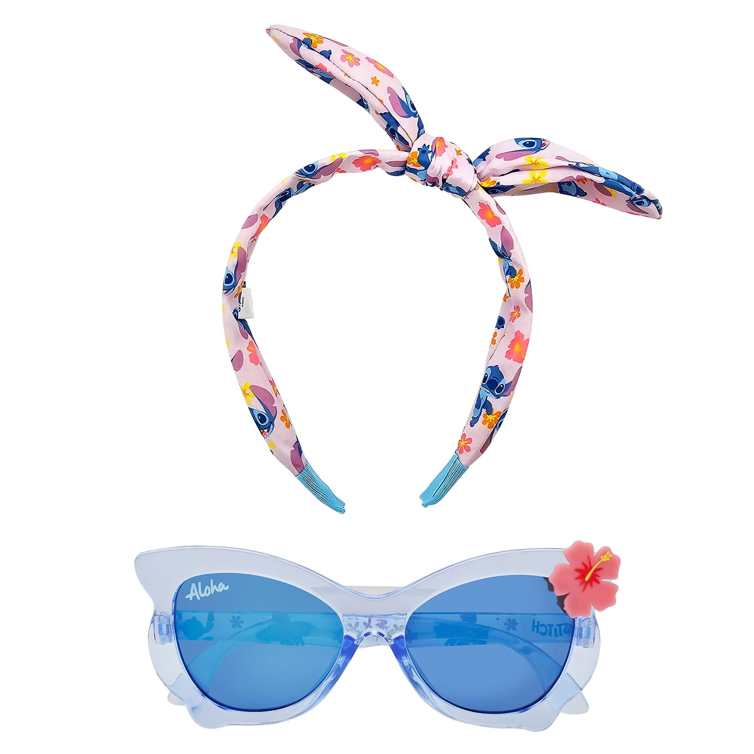 Sun-Staches Stitch Sunglass & Headband Set with UV 400 Protection