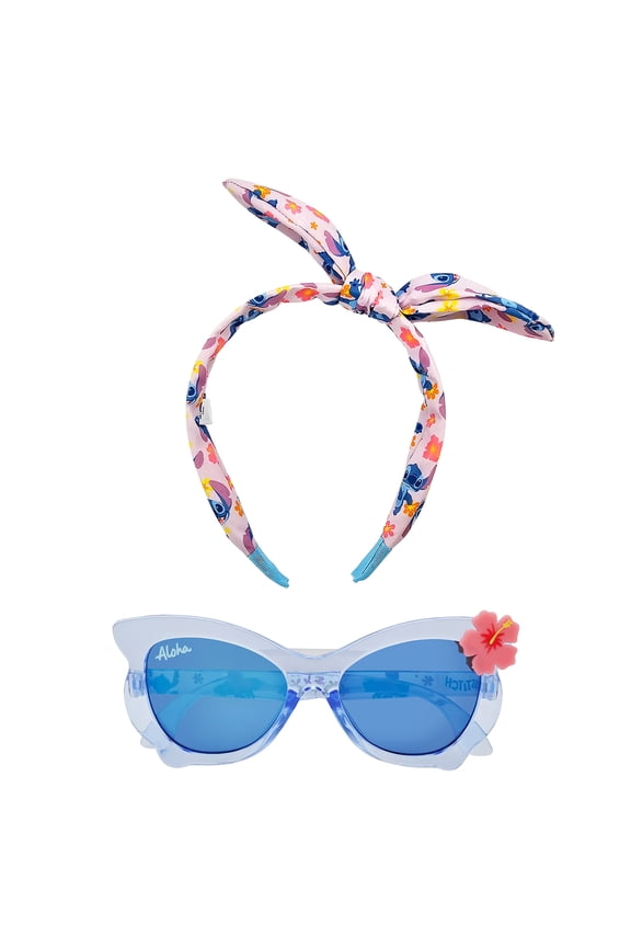 Stitch Sunglass & Headband Set with UV 400 Protection