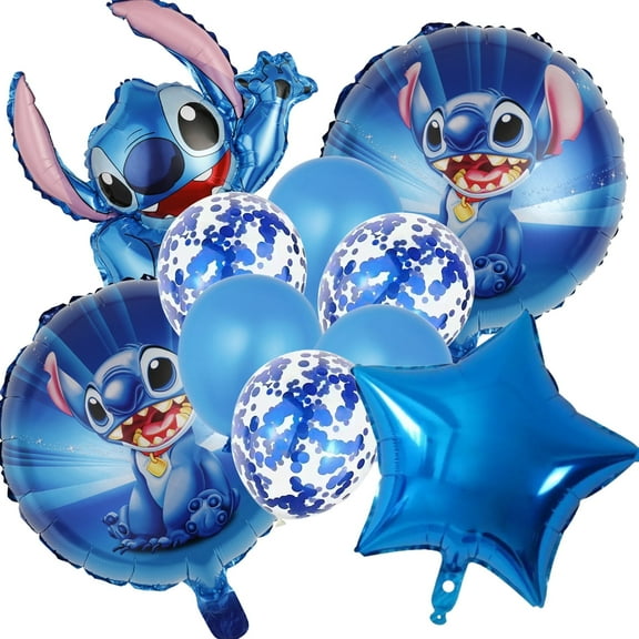 10 Pcs Cartoon Animation Birthday Party Decoration Supplies Aluminum Film Balloons for Birthday Party Decorations