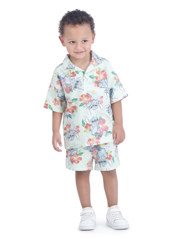 Toddler Boys’ Resort Shirt and Shorts Set, 2-Piece, Sizes 12M-5T