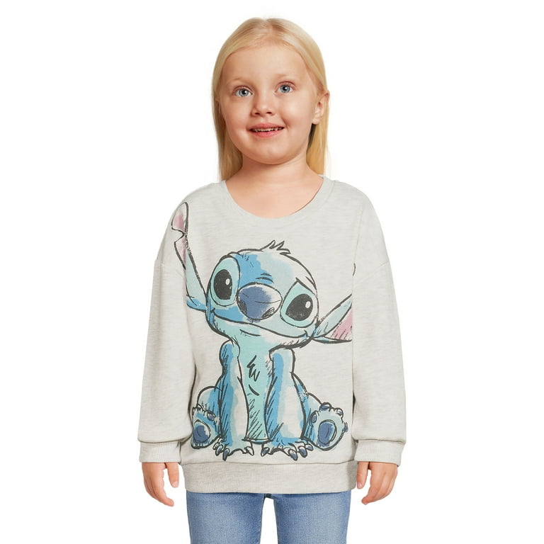 Stitch Toddler Girl Crewneck Sweatshirt Sizes 12M 5T Walmart