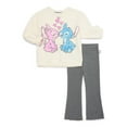 thumbnail image 1 of Stitch Toddler Girl Graphic Sweatshirt and Leggings Set, 2-Piece, Sizes 12M-5T, 1 of 9