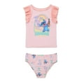 thumbnail image 1 of Disney Stitch Toddler Girls Tankini Swimsuit Set with UPF 50+, 2-Piece, Sizes 2T-4T, 1 of 3