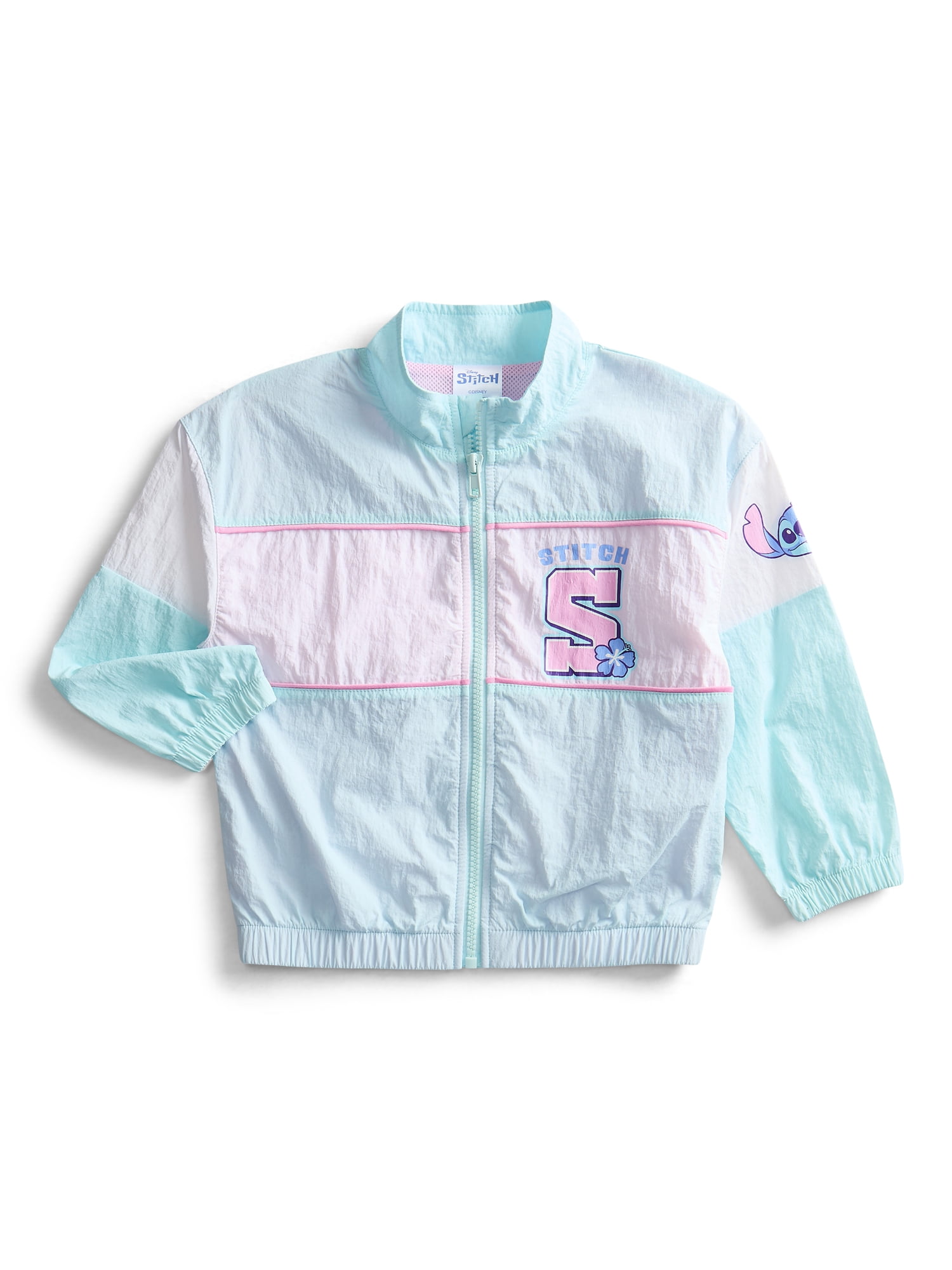 Stitch Toddler Full Zip Jacket with Long Sleeves, Sizes 12M-5T