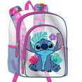 thumbnail image 1 of Stitch Transparent 16" Backpack, 1 of 5