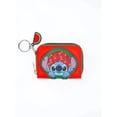 thumbnail image 1 of Disney Lilo & Stitch Women's Tropical Wallet with Watermelon Charm Keychain, Orange, 1 of 4
