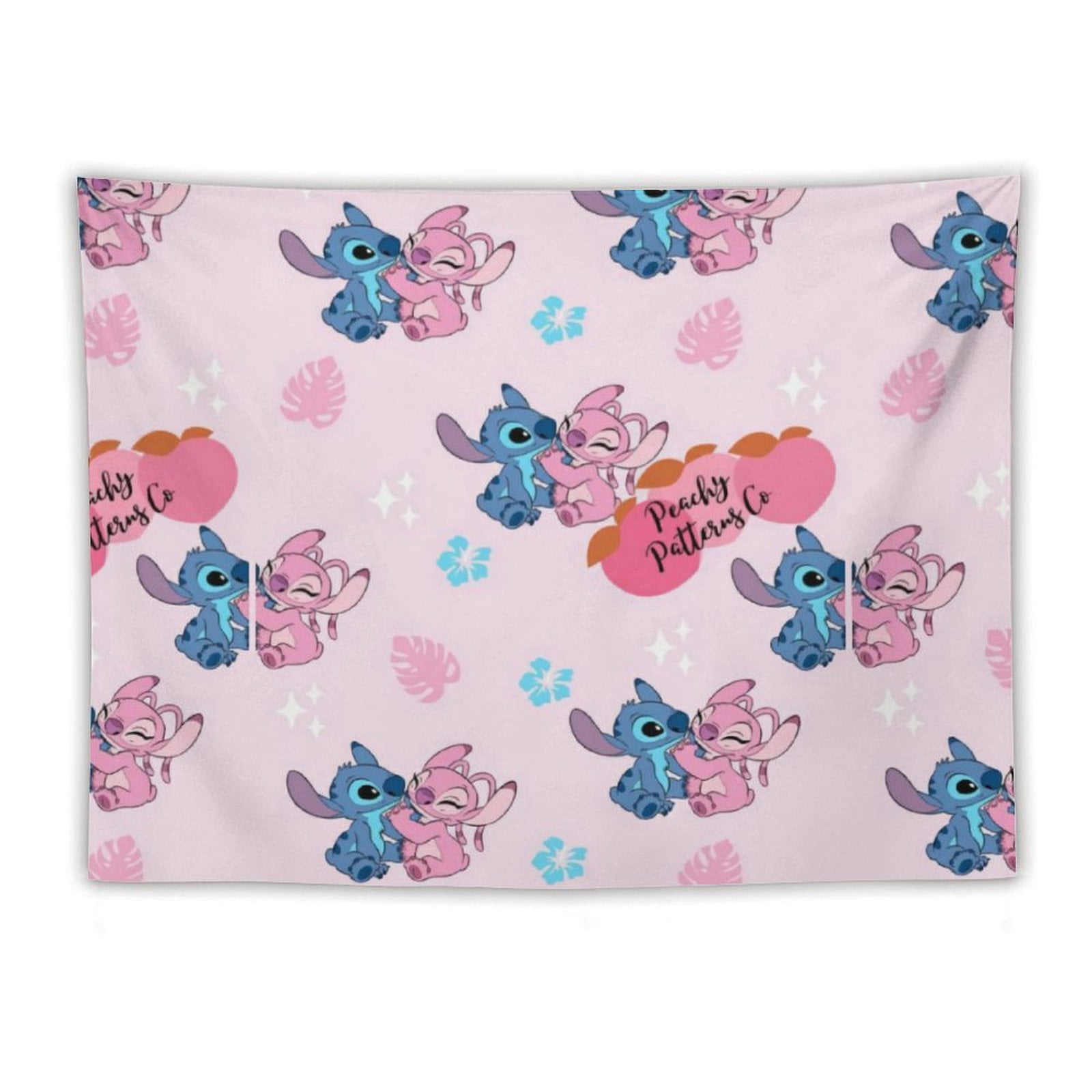 Stitch Valentines Day Tapestry,stitch Valentines Day Poster For Bedroom 