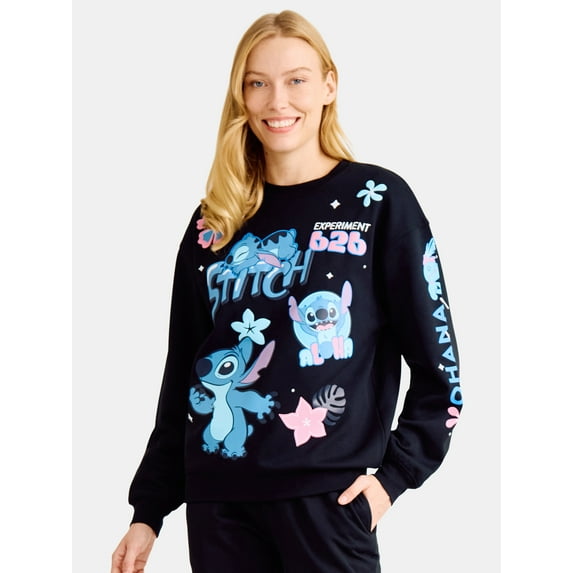 Stitch Women's 626 Graphic Sweatshirt, Sizes XXS-XXL