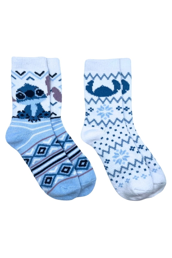 Stitch Women's Cozy Boot Socks, 2-Pack, Size 4-10