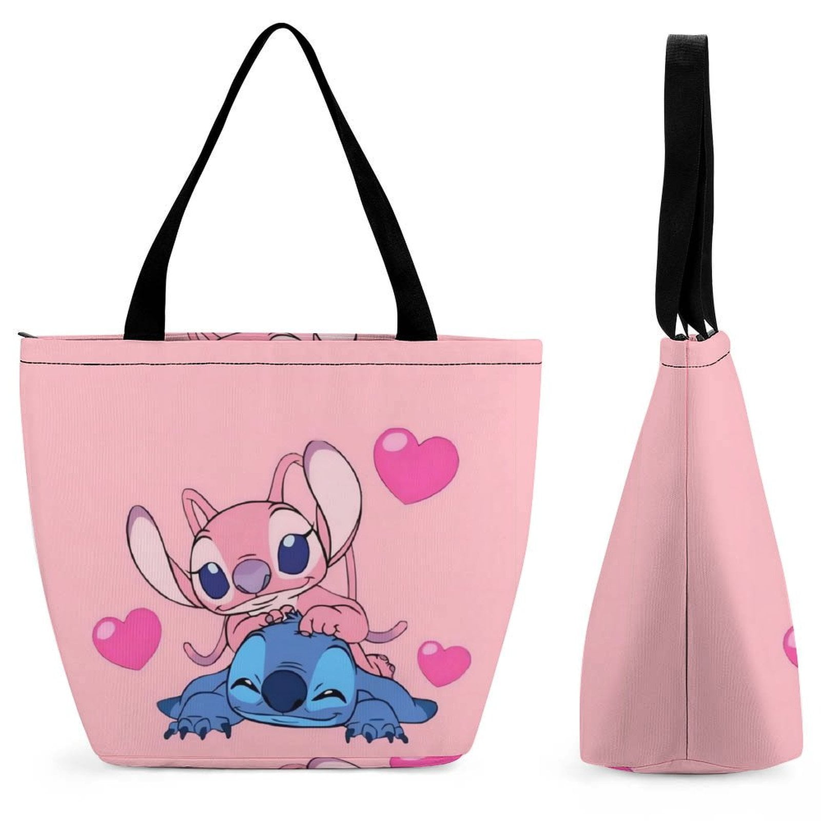 Disney's Stitch Winking Graphic Blue and White Striped Mini