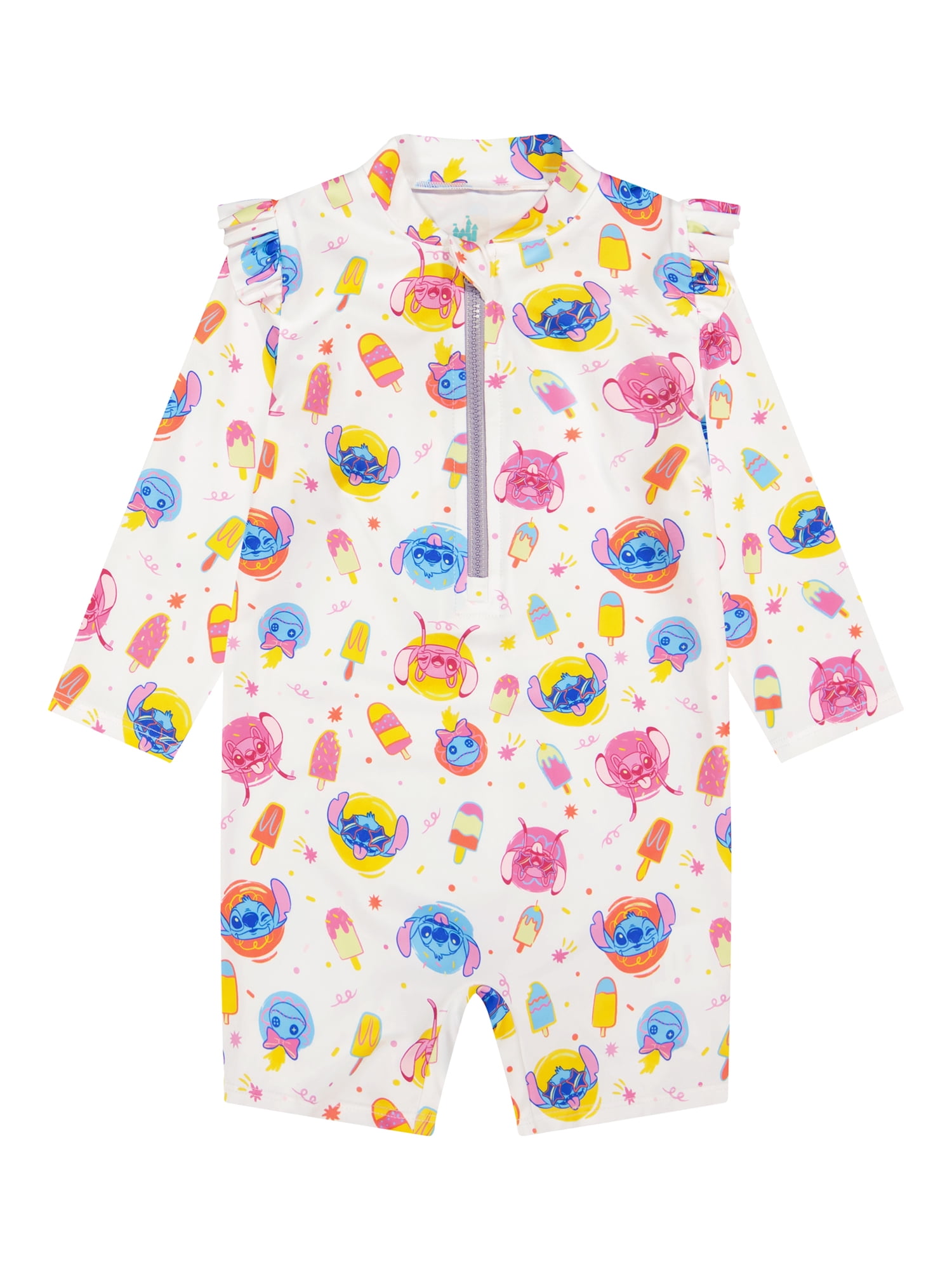 Character Baby Boy One- Piece Rash Guard Swimsuit, Sizes 0/3M- 24M