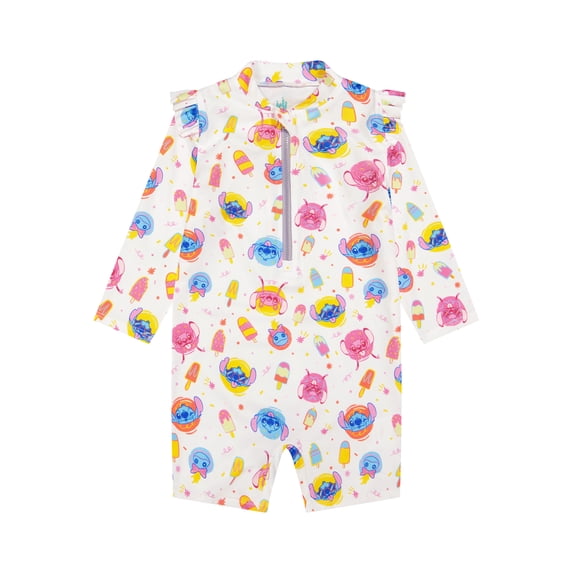 Character Baby Boy One- Piece Rash Guard Swimsuit, Sizes 0/3M- 24M