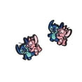 thumbnail image 1 of Stitch and Angel Enamel Metal Stud Earrings, 1 of 1