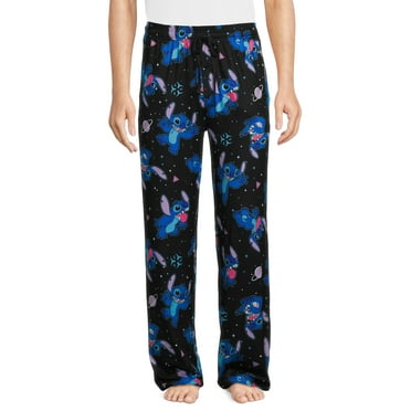 Stitch in Space Mens Graphic Sleep Pants, Sizes S-3XL